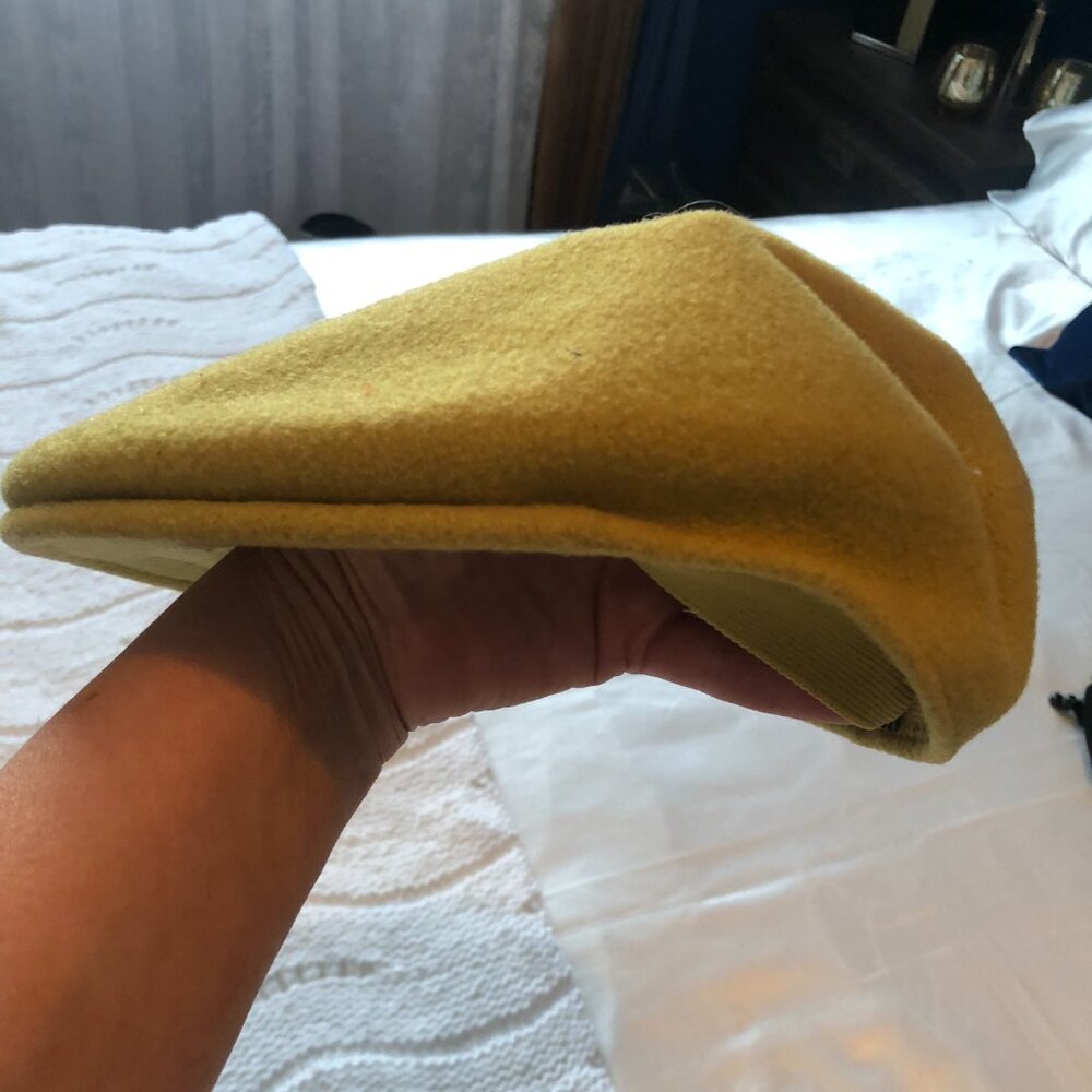 KANGOL Great Britain 100% Wool Cabbie / Newsboy Flat Cap - Picture 5 of 7